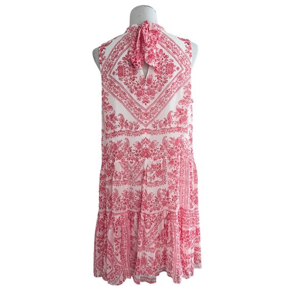Calvin Klein Bandana Print Swing Regatta Dress Sz 14 NWOT - Picture 6 of 9